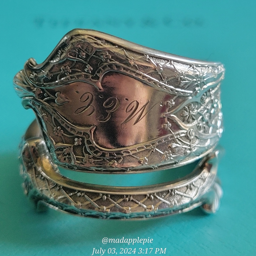 1872 Tiffany & Co. Persian Nut Pick Ring Sterling Silver Luxury Vintage #153 - Picture 11 of 17